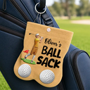 Custom Photo Cartoon Portrait Golf Lovers Ball Sack - Personalized Golf Ball Sacks - Custom Photo Cartoon Portrait Golf Lovers Ball Sack - Personalized Golf Ball Sacks