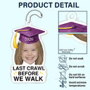 Family,Graduation,Funny,Happy,Gift For Daughter,Gift For Son - Custom Photo Childhood Look Who's Graduated - Personalized Acrylic Car Hanger
