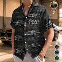 Gift For Father, Custom Photo, Proud, Remove BG Photo - Custom Photo Classic Car Limited Edition - Personalized Hawaiian Shirt