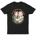 Gift For Mother, Custom Photo, Funny - Custom Photo Colored Pencil Sketch Dear Mom Great Job We Are Awesome Thank You - Personalized T Shirt