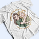 Gift For Mother, Custom Photo, Funny - Custom Photo Colored Pencil Sketch Dear Mom Great Job We Are Awesome Thank You - Personalized T Shirt
