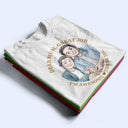 Gift For Mother, Custom Photo, Funny - Custom Photo Colored Pencil Sketch Dear Mom Great Job We Are Awesome Thank You - Personalized T Shirt