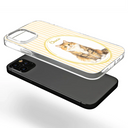 Custom Photo,Art Design,Pet Lovers,Top Market,Playful,Photo - Colored Pencil  - Custom Photo Colored Pencil Sketch Dog Cat Pet Portrait - Personalized Clear Phone Case