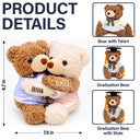 Adorable,Custom Photo,Gift For Couples,Upload Full Photo - Custom Photo Couple I Love You Beary Much - Personalized Hugging Bear