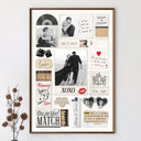 Custom Photo,Gift For Couples,Gift For Husband,Gift For Wife,Gift For Boyfriend,Gift For Girlfriend,Love - Custom Photo Couple Love Journey Matchbox Inspired - Personalized Poster