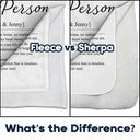 Custom Photo,Gift For Couples,LGBT,Old Couples,Gift For Women,Gift For Men,Gift For Husband,Gift For Wife,Gift For Boyfriend,Gift For Girlfriend,Love - Custom Photo Couple My Person Definition - Personalized Fleece Blanket, Sherpa Blanket
