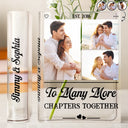 Gift For Couples,LGBT,Gift For Women,Gift For Men,Gift For Wife,Gift For Husband,Gift For Boyfriend,Gift For Girlfriend,Love - Custom Photo Couple To Many More Chapters Together - Personalized Acrylic Book Vase