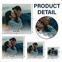 Custom Photo, Anniversary, Gift For Couples, Romantic, Dynamic Photo - Custom Photo Couple Together & Forever - Personalized Building Brick Blocks