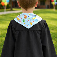 Gift For Kids, Gift For Grandkids, Grandpa - Grandkids, Grandma - Grandkids, Graduation, Happy - Custom Photo Cute Graduation Kid Rainbow - Personalized Kid Graduation Stole