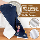 Custom Photo,Gift For Father,Grilling,Dad - Children,Non-Eng,Photo,Icon,Humorous - Custom Photo Dad Papa's Grilling Towel - Personalized Kitchen Towel