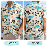 Gift For Husband, Gift For Yourself, Gift For Men, Gift For Father, Custom Photo, Funny - Custom Photo Dad Stance - Personalized Hawaiian Shirt