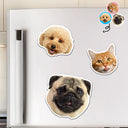 Pet Lovers - Custom Photo Dog Cat Pet Portrait - Personalized Magnet