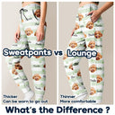 Custom Photo, Pet Lovers, Happy - Custom Photo Dog & Cat Pet Portrait - Personalized Pajama Pants