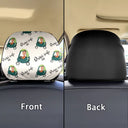 Gift For Grandpa, Gift For Father, Custom Photo, Funny - Custom Photo Drive Safe Daddy Grandpa Fun Little Kid - Personalized Car Headrest Covers