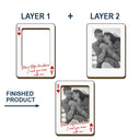 Gift For Couples,Gift For Husband,Gift For Wife,Gift For Boyfriend,Gift For Girlfriend,Love - Custom Photo Drive Safe Handsome Playing Card - Personalised Custom Shaped Car Visor Clip
