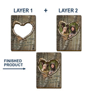 Hunting,Custom Photo,Love,Gift For Couples,Gift For Husband,Gift For Wife,Gift For Boyfriend,Gift For Girlfriend - Custom Photo Enjoy Your Hunt, Be Safe - Personalized Custom Shaped Car Visor Clip