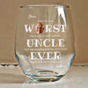 Mom - Daughters (Adult), Gift For Mother, Gift For Daughter, Love - Custom Photo Even On Your Worst Days Funny Chaotic Love Mother Daughter - Personalized Stemless Wine Glass