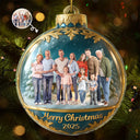 Family,Pet Lovers,Pet Mom,Pet Dad,Pet Couple,Dog Lovers,Dog Couple,Dog Mom,Dog Dad,Cat Lovers,Cat Mom,Cat Dad,Cat Couple,Happy,Gift For Grandpa,Gift For Grandma,Gift For Grandkids,Top Market,Christmas - Custom Photo Family Together - Personalized Custom Shaped Acrylic Ornament