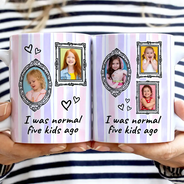 Gift For Yourself,Gift For Women,Gift For Mother,Funny - Custom Photo Frames Normal Mom - Personalized White Edge-to-Edge Mug
