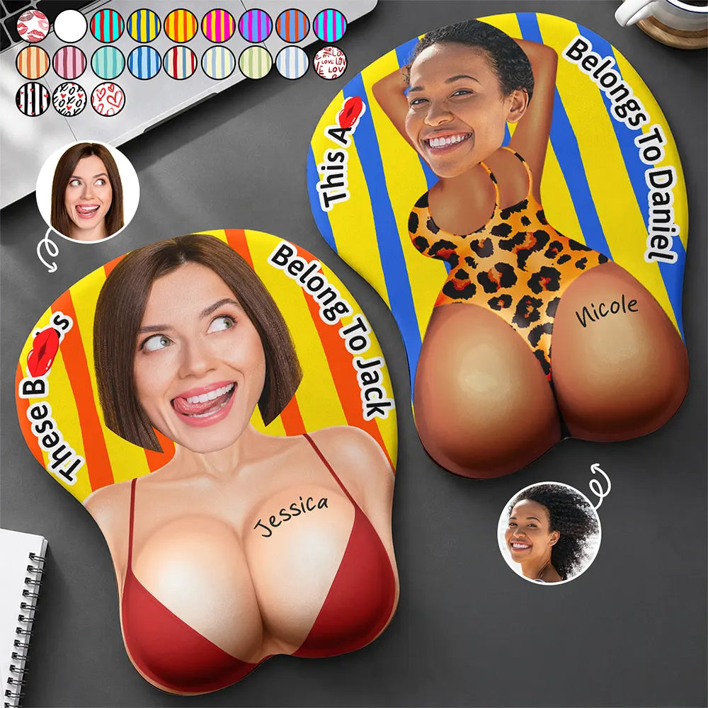 Custom Photo Funny & Naughty - Personalized Mouse Pad