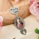 Sad, Memorial, Graduation, Gift For Yourself, Christian - Custom Photo God Has You In His Arms I Have You In My Heart - Personalized Graduation Tassel Charm