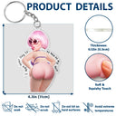 Custom Photo,Gift For Men,Gift For Yourself,Humorous,Cut-Face Photo - Custom Photo Hope Your Day Is Nice - Personalized Squishy Acrylic Keychain