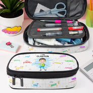 Back To School,Gift For Kids - Custom Photo I Am Affirmations For Kids - Personalized Pencil Case