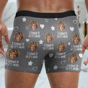 Custom Photo,Gift For Husband,Gift For Boyfriend,Funny - Custom Photo I Licked It So It's Mine - Personalized Men's Boxer Briefs
