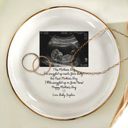 Love,Gift For Mother,Top Market,Top Market,Photo - Custom Photo I'll Be Snuggled Up In Your Belly - Personalized Ring Dish