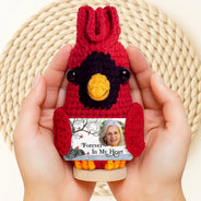 Memorial, Family, Gift For Grandparents - Custom Photo I'm Always With You Memorial - Personalized Doll Crochet With Custom Card