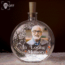 Memorial Loved One,Christmas,Custom Photo,Sympathetic,Family,Memorial,Upload Full Photo - Custom Photo I'm Always With You Memorial Gift - Personalized Round Flat Bottle Light