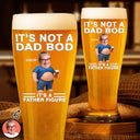 Gift For Father,Custom Photo,Humorous,Cut-Face Photo - Custom Photo It's Not A Dad Bod Father Figure - Personalized Pilsner Glass