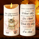 Pet Lovers - Custom Photo Light This Up And Know I'm Here - Personalized Flameless LED Candle