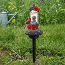 Memorial,Family,Parents,Gift For Grandparents - Custom Photo Memorial A Light Remains - Personalized Solar Light