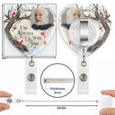 Top Market,Custom Photo,Sympathetic,Family,Memorial,Upload Full Photo - Custom Photo Memorial I'm Always With You - Personalized Badge Reel