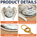Memorial Loved One,Christmas,Custom Photo,Sympathetic,Family,Memorial,Upload Full Photo - Custom Photo Memorial Loved One I'm Always With You - Personalized Embossed Ornament