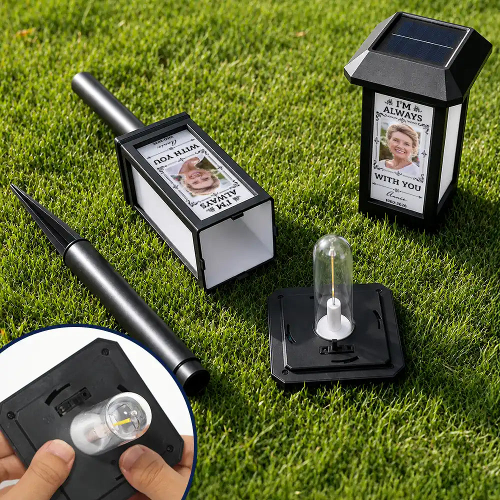 Top Market, Christmas, Custom Photo, Sympathetic, Family, Memorial, Upload Full Photo - Custom Photo Memorial Not A Day Goes By That You Are Not Missed - Personalized Solar Garden Light