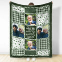 Top Market,Custom Photo,Family,Memorial,Gift For Women,Gift For Men,Sad,Christmas - Custom Photo Memorial When You Really Miss Me Hug This Blanket - Personalized Fleece Blanket, Sherpa Blanket