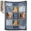 Pet Lovers,Pet Mom,Pet Dad,Pet Couple,Dog Lovers,Dog Mom,Dog Dad,Dog Couple,Cat Lovers,Cat Mom,Cat Dad,Cat Couple,Memorial,Custom Photo,Sad,Christmas - Custom Photo Memorial You Were My Favorite Hello And Hardest Goodbye - Personalized Fleece Blanket, Sherpa Blanket