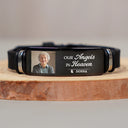 Custom Photo,Memorial,Gift For Father,Family,Sad,Non-Eng,Photo - Custom Photo Memorial Your Wings Were Ready - Personalized Engraved Bracelet