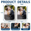 Custom Photo,Romantic,Gift For Couples,Wedding,Upload Full Photo,Monogram - Custom Photo Monogram Wedding Engagement Signing Book - Personalized Playing Cards