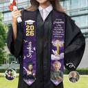 Graduation,Memorial,Family,Sad - Custom Photo On Your Graduation Day Memorial - Personalized Stoles