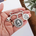 Graduation,Family,Love - Custom Photo Once By My Side Forever In My Heart - Personalized Graduation Tassel Pin