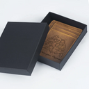 Gift For Father, Gift For Grandpa, Happy, Custom Photo - Custom Photo Outline Sketch Dad Grandpa And Kids Custom Message - Personalized Card Wallet