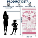 Beach,Gift For Bestie,Family,Happy,Summer - Custom Photo Pencil Sketch Art Girls Trip A Lot Of Laughter & Memories - Personalized Beach Towel