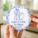 Art Design, Custom Photo, Married Couple, Romantic, Gift For Couples, Wedding, Photo - Pencil Sketch - Remove BG - Custom Photo Pencil Sketch Couples Wedding Engaged Bachelor Party - Personalized Ceramic Coaster