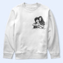 Custom Photo,Gift For Father,Gift For Mother,Family,Happy,Non-Eng,Photo - Pencil Sketch,Playful - Custom Photo Pencil Sketch Family Dog Cat Portrait - Personalised T Shirt