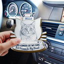 Art Design,Sentimental,Pet Lovers,Memorial,Photo - Pencil Sketch - Remove BG - Custom Photo Pencil Sketch I Will Carry You With Me - Personalized Custom Shaped Car Visor Clip