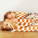 Custom Photo,Pet Lovers,Happy - Custom Photo Pet Dog Cat Square Background - Personalized Pet Blanket