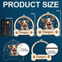 Custom Photo,Pet Lovers,Cat Lovers,Dog Lovers,Christmas - Custom Photo Pet Face First Christmas - Personalized 2-Layered Mix Ornament